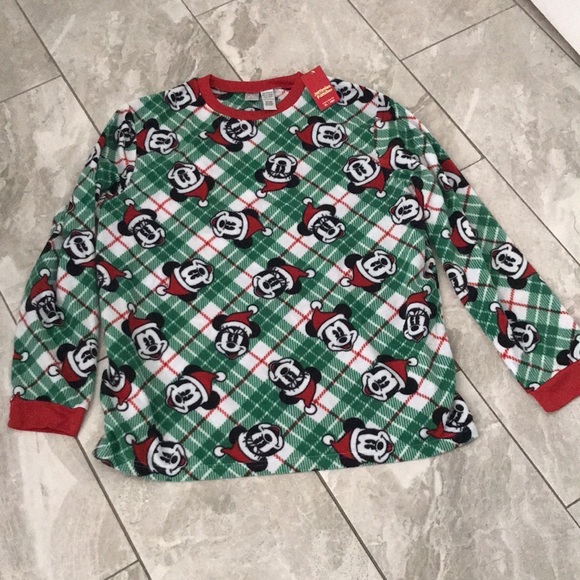 Disney's Mens Mickey Mouse & Minnie Mouse Holliday Pajama Set | XL - Picture 9 of 12